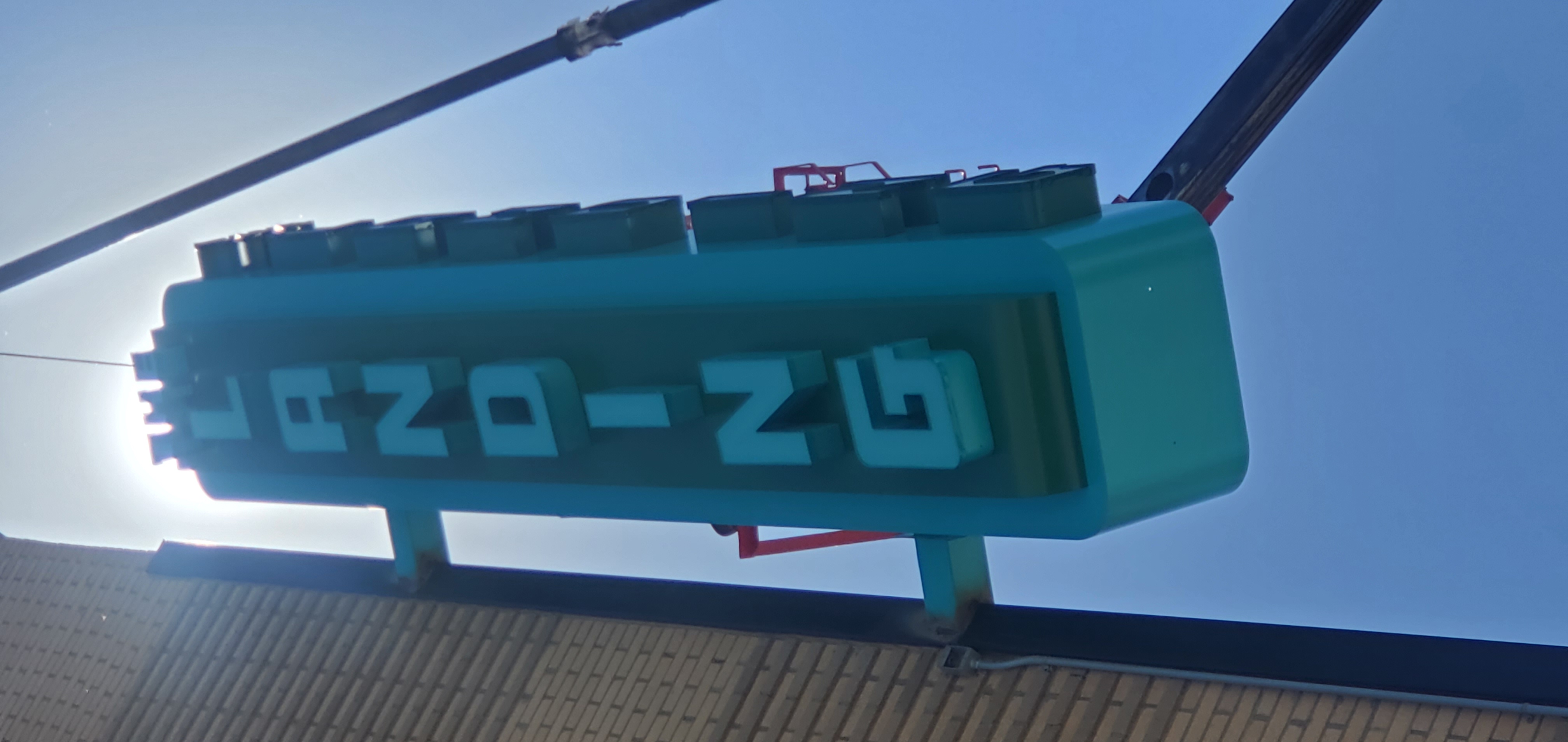 The Landing — XL blade sign install